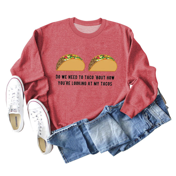 Red hoodie (black font color picture) / S
