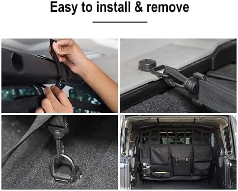 Dog Barrier Trunk Cargo Organizer Storage Accessories Travel Pet Clever