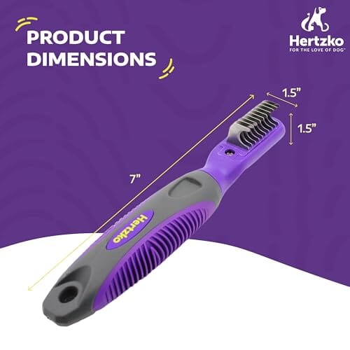 Dog Brush for Tangles and Knots for Long and Short Haired Dogs Dog Combs Pet Clever