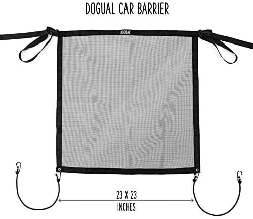 Dog Car Net Barrier Universal Fit Sturdy Mesh Easy to Install Travel Pet Clever