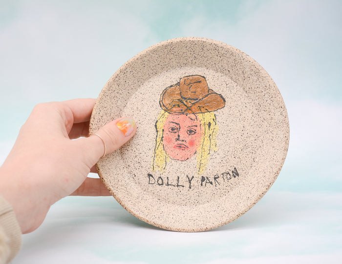Dolly Parton Plate