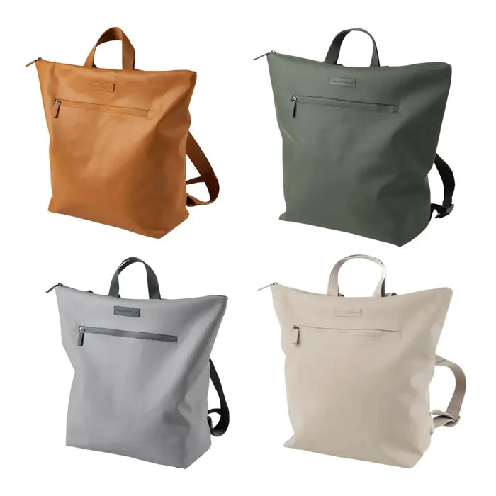 Four minimalist deer changing backpacks in cool colors for Toshi Baby and baby strollers