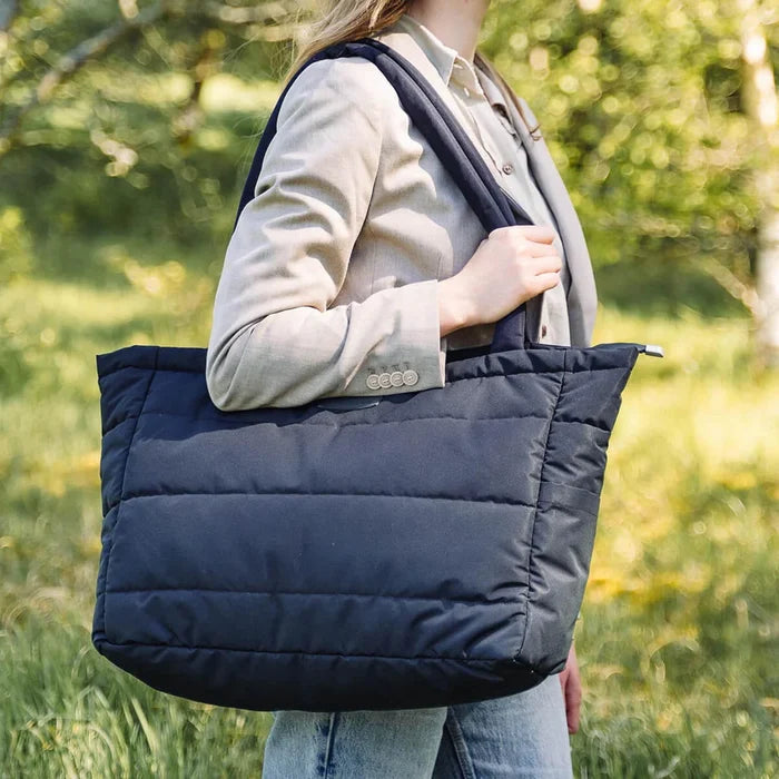 Done by Deer Quilted Changing Tote Black