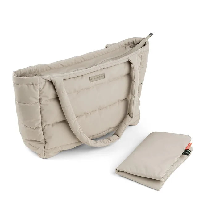 Done by Deer Quilted Changing Tote Sand