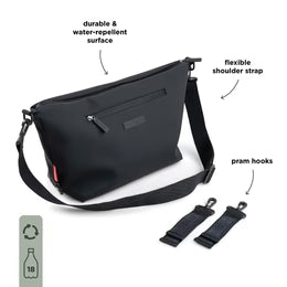 Done by Deer Stroller Bag Black