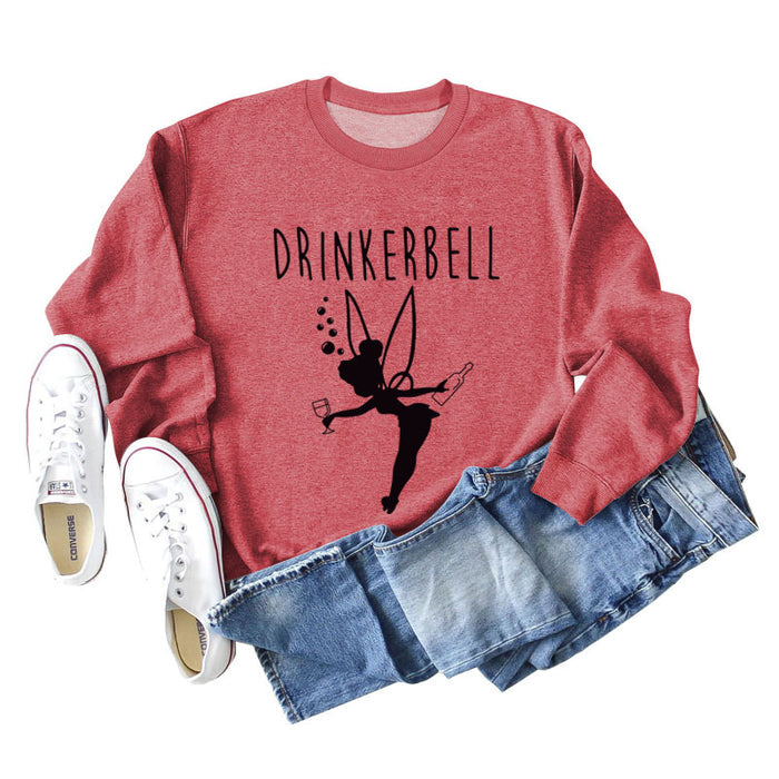 Red sweater (black font) / S