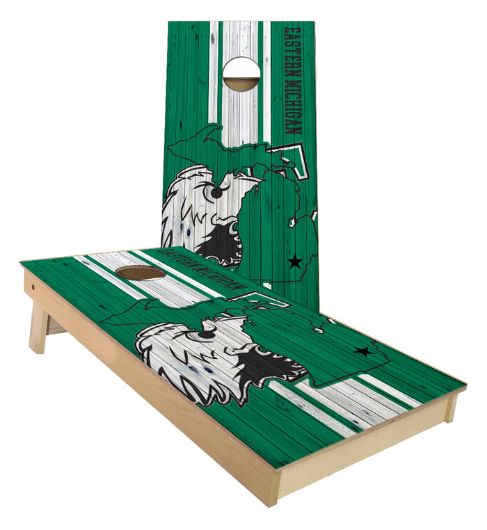 Eastern Michigan University Cornhole Boards