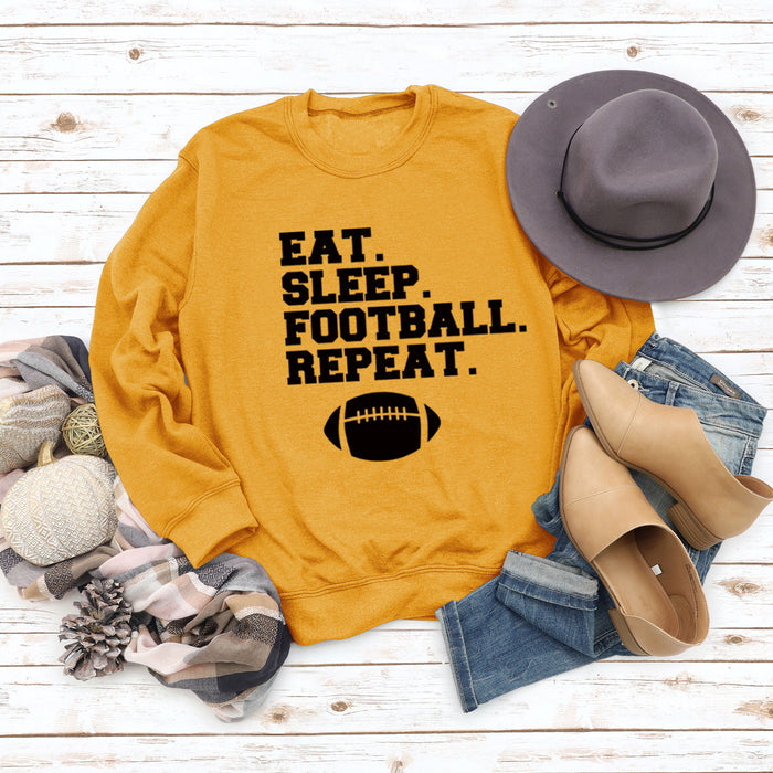 Yellow sweater (black font) / S