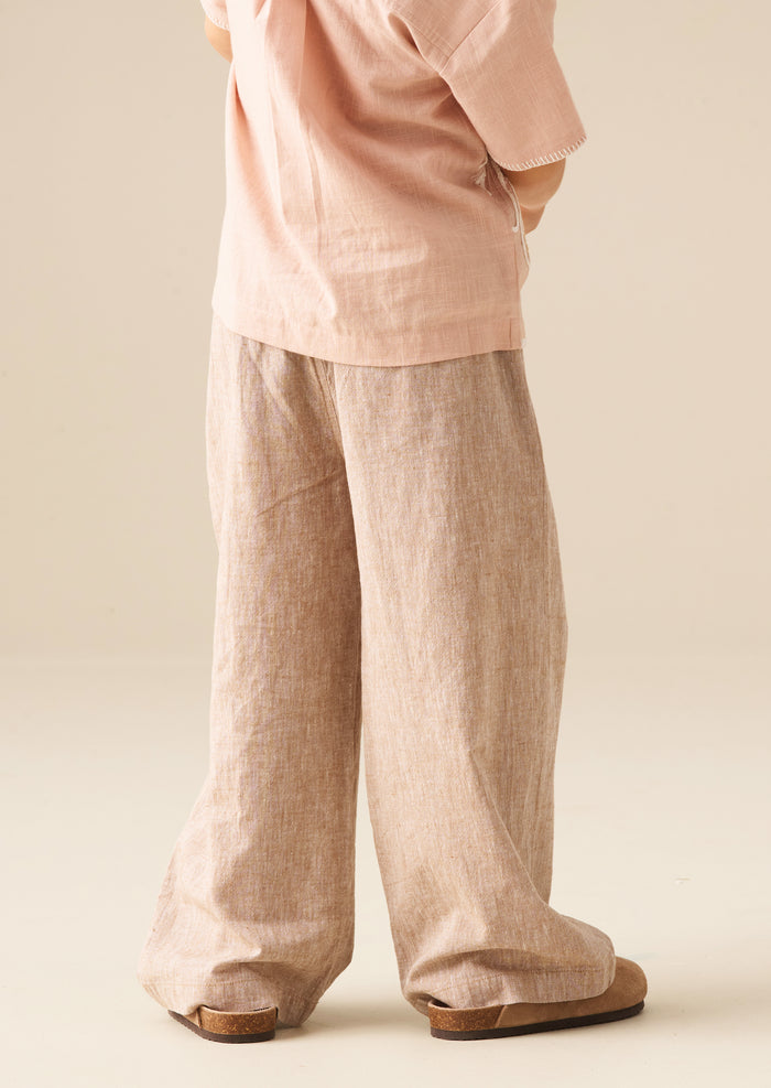 Edison Cotton Flax Relaxed Fit Trouser