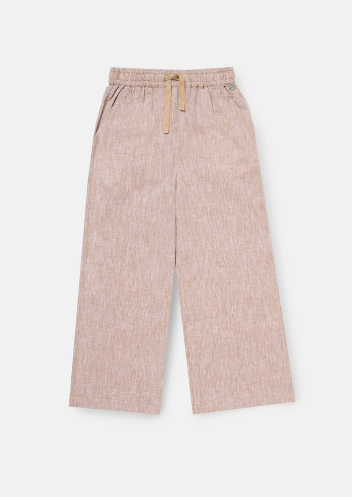 Edison Cotton Flax Relaxed Fit Trouser