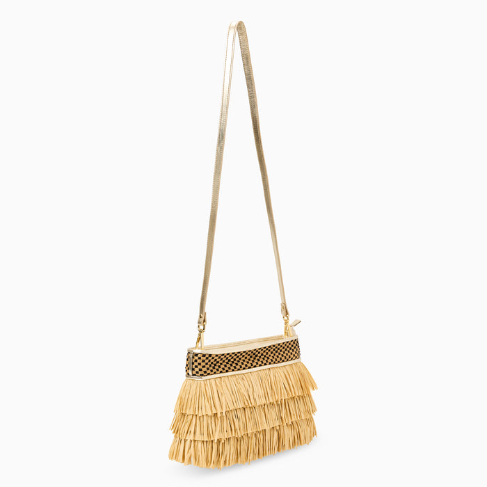 Elba Raffia Purse