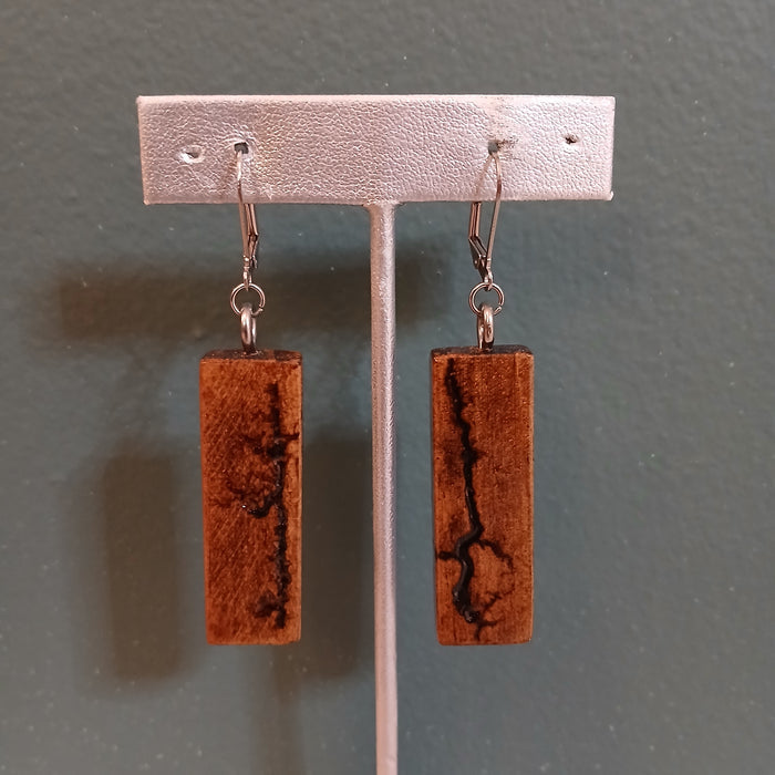 Electrocuted Wood Earings
