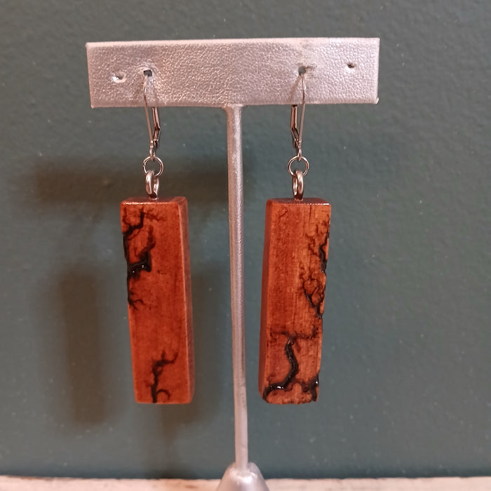 Electrocuted Wood Earings