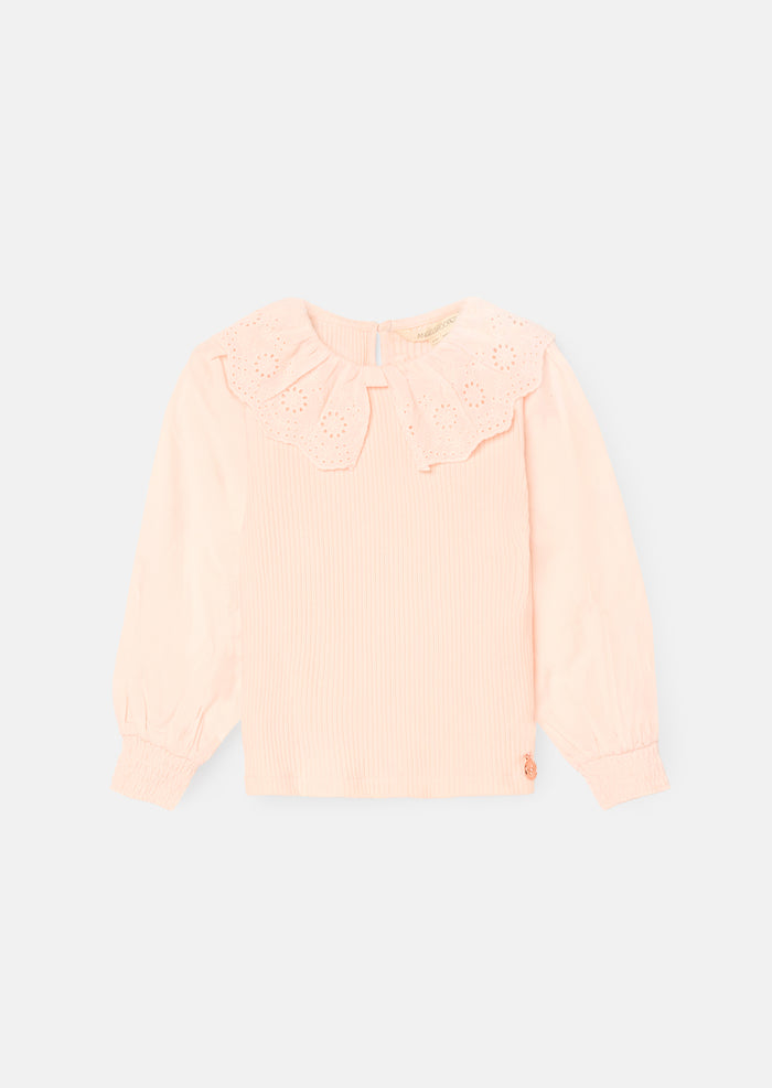 Elise Bow Collar Top