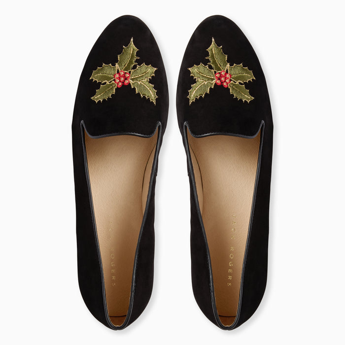 Embroidered Holly Loafer