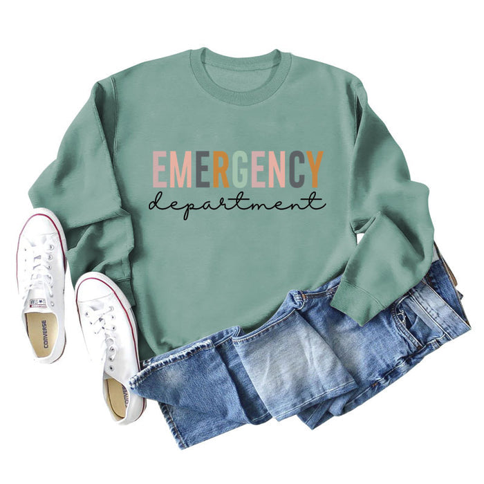 Light green sweater (black word color picture) / S