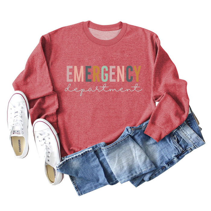 Red sweater (white color picture) / S