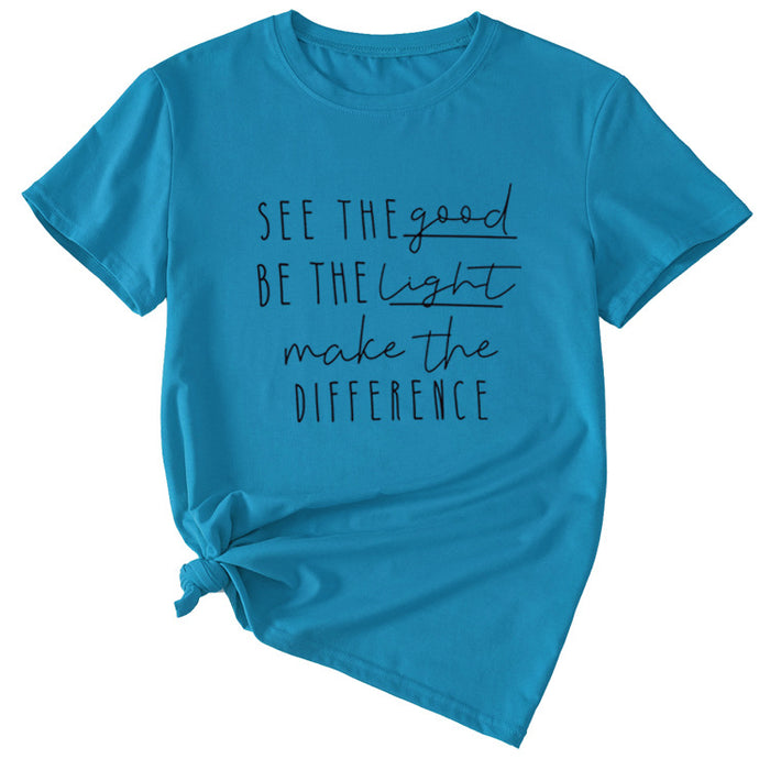 Lake blue (black font) / S