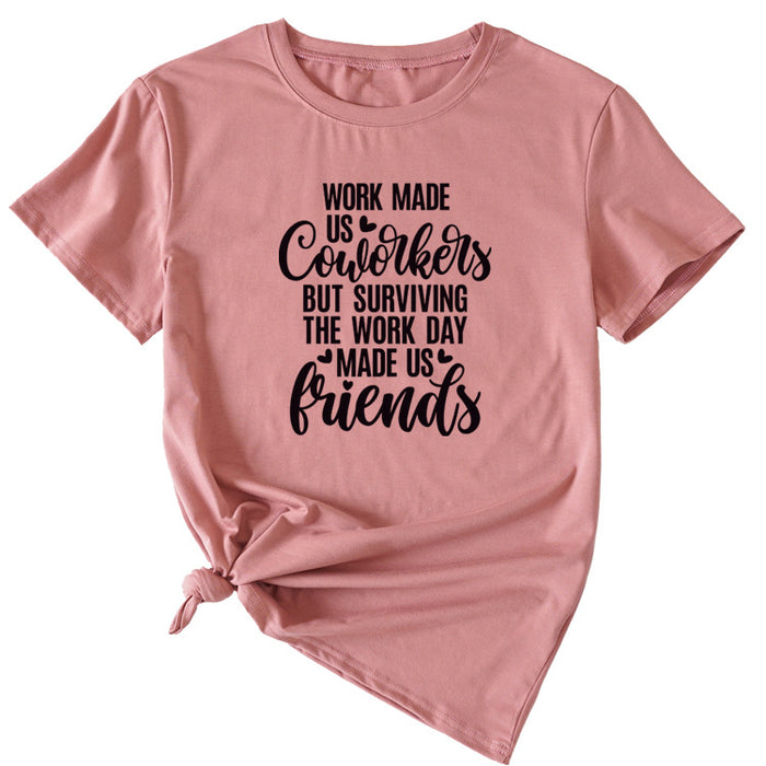 Rose gold (black font) / S