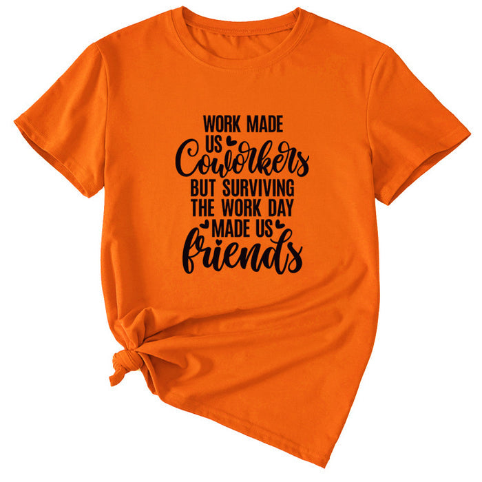 Orange (black font) / S