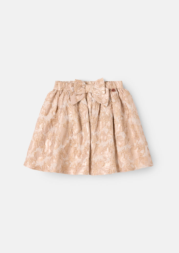 Etta Metallic Jacquard Skirt