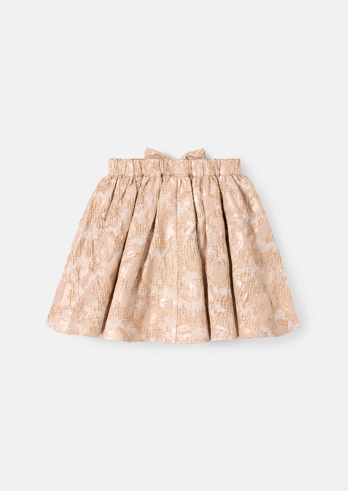 Etta Metallic Jacquard Skirt