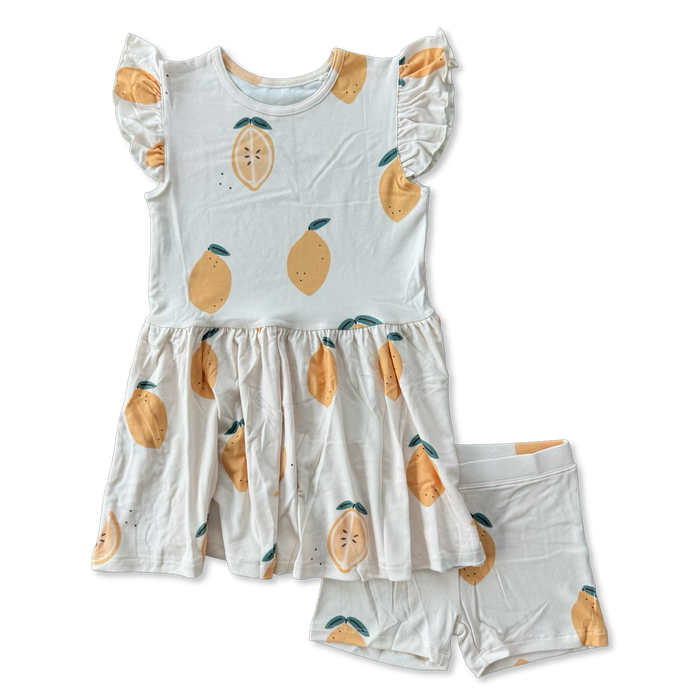 Ex-Squeeze Me Twirl Dress & Shorts Toddler