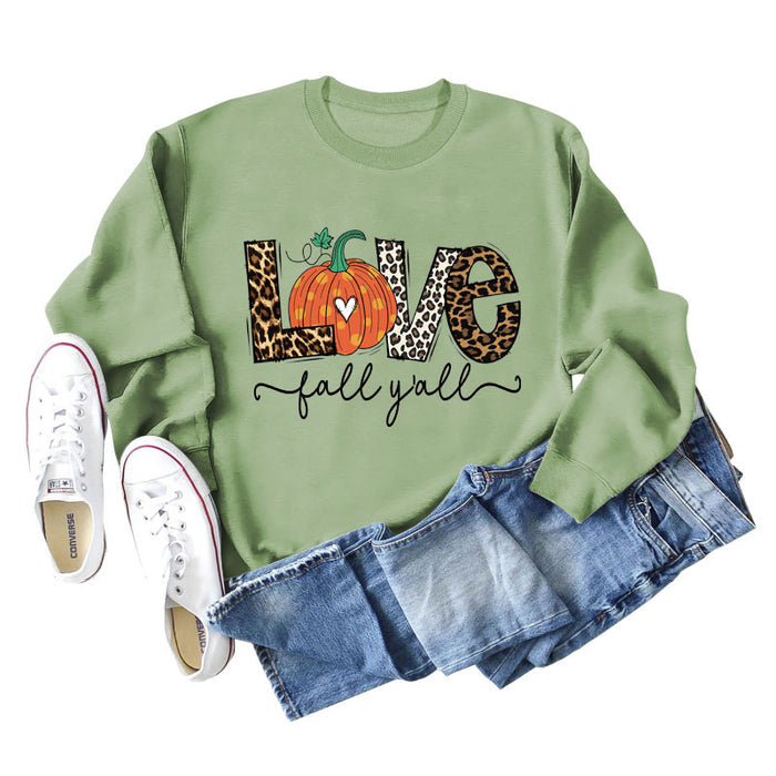 Olive green sweater (black word color picture) / S