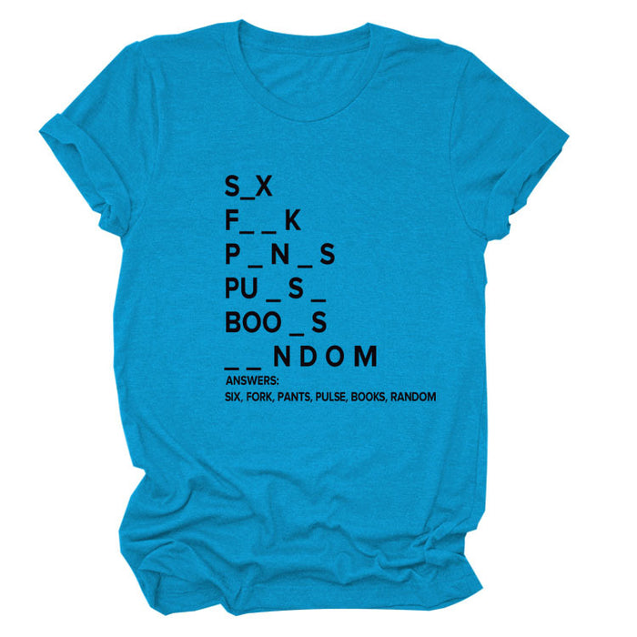 Lake blue (black font) / S