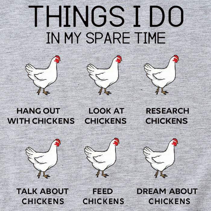 Fashion Things I Do In My Spare Casual Short Sleeve T-Shirt