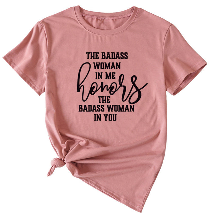 Rose gold (black font) / S