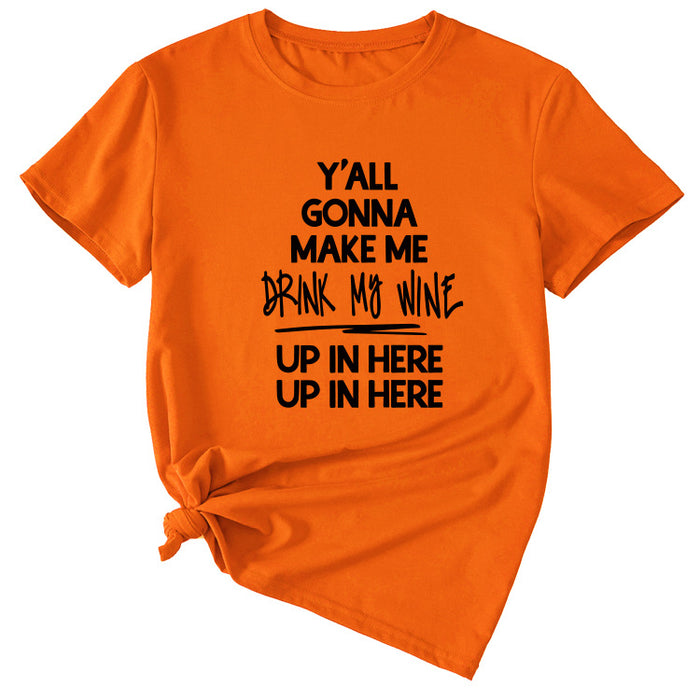 Orange (black font) / S