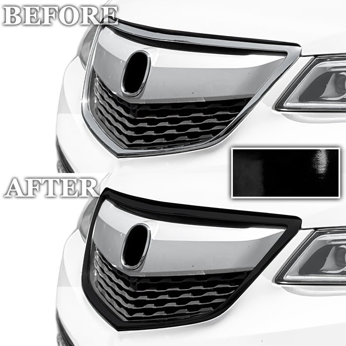 Fits Acura MDX 2014-2016 Vinyl Chrome Delete Grille Blackout Decal Stickers Overlay Film - Bogar Tech Designs