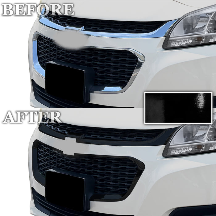 Fits Chevrolet Malibu 2013-2015 Vinyl Chrome Delete Grille Blackout Decal Stickers Overlay Film - Bogar Tech Designs