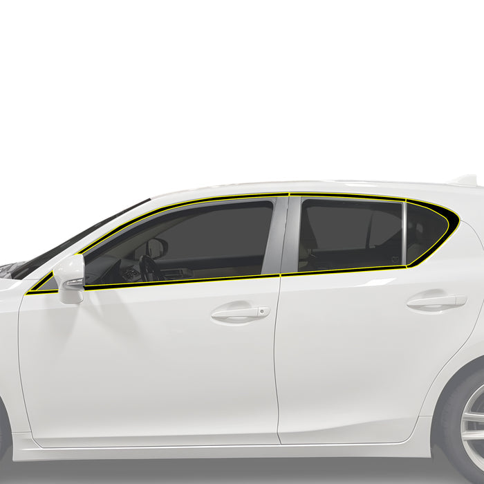 Fits Lexus CT200 2014-2018 Vinyl Chrome Delete Grille Blackout Decal Stickers Overlay Film - Bogar Tech Designs