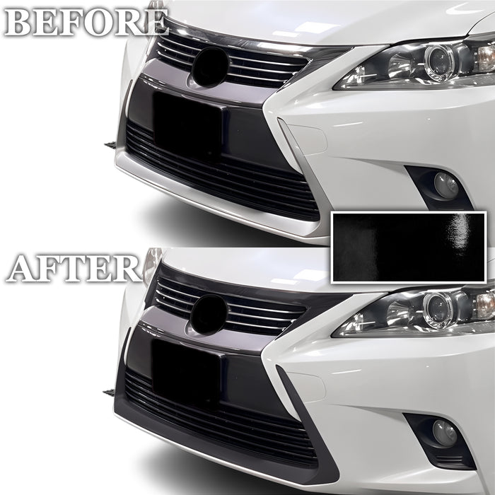 Fits Lexus CT200 2014-2018 Vinyl Chrome Delete Grille Blackout Decal Stickers Overlay Film - Bogar Tech Designs