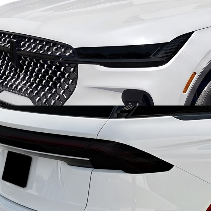 Fits Lincoln Nautilus 2024-2026 Full Headlight Taillight Precut Smoked PPF Tint Kit Film Overlay  - Bogar Tech Designs