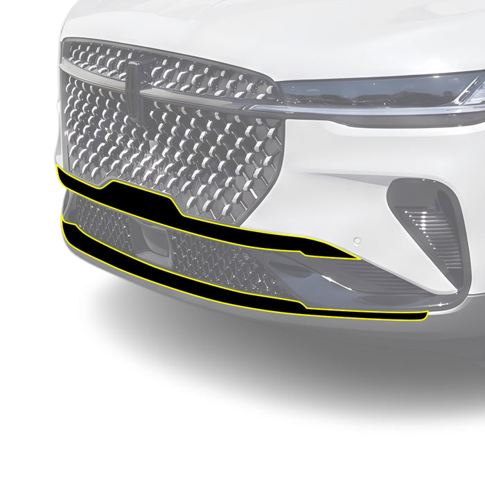 Fits Lincoln Nautilus 2024-2026 Vinyl Chrome Delete Grille Blackout Decal Stickers Overlay Film - Bogar Tech Designs