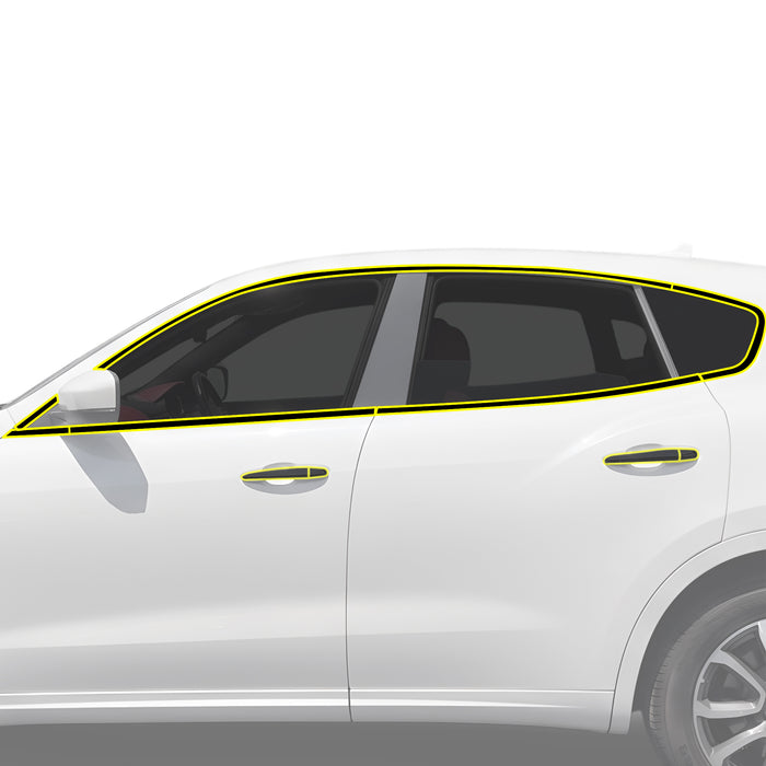 Fits Maserati Levante 2017-2020 Vinyl Chrome Delete Grille Blackout Decal Stickers Overlay Film - Bogar Tech Designs