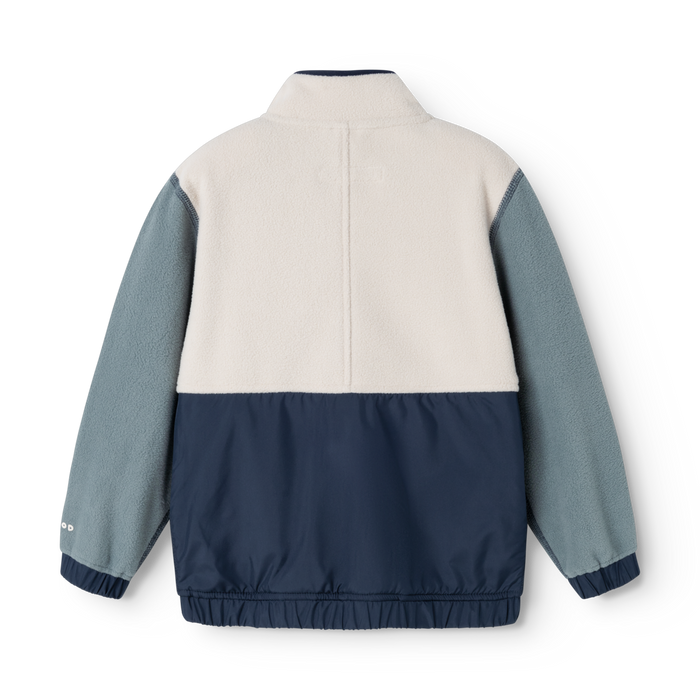 Liewood - Fleece Half Zip Shirt - Wynn - Classic Navy Mix - Back