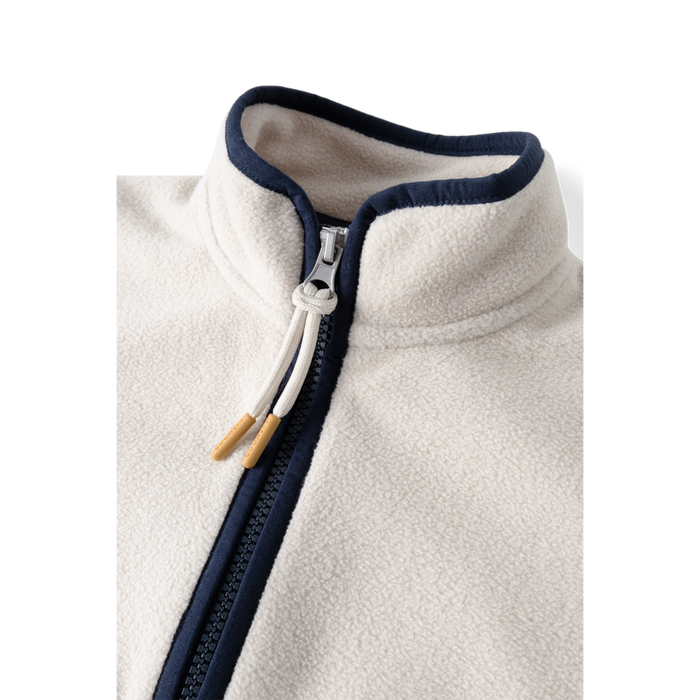 Liewood - Fleece Half Zip Shirt - Wynn - Classic Navy Mix - Details