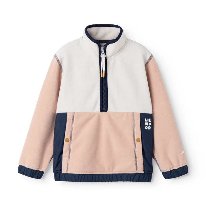 Liweood - Fleece Half Zip Shirt - Wynn - Pale Tuscany Mix