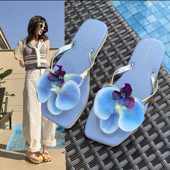 Floral Flip Flops for Women Canada | Beach Sandals