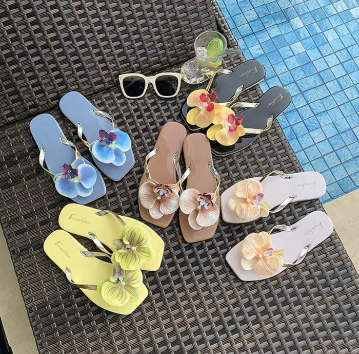 Floral Flip Flops for Women Canada | Beach Sandals