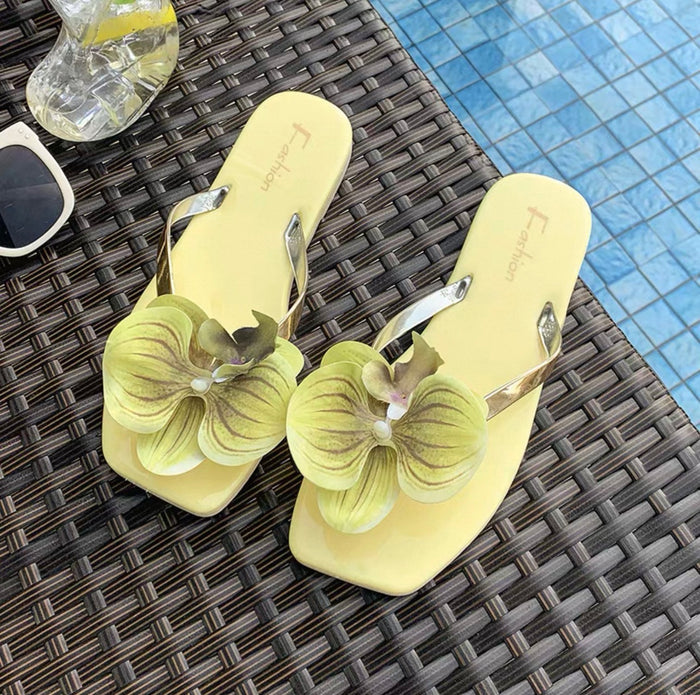 Floral Flip Flops for Women Canada | Beach Sandals