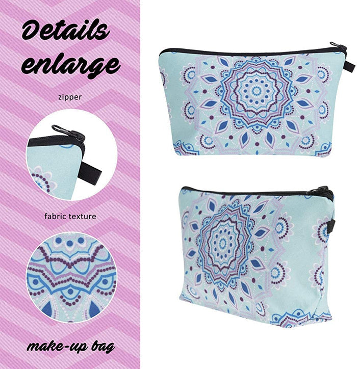 Floral Makeup Bag Mandera Cosmetic Bag Organizer for Women