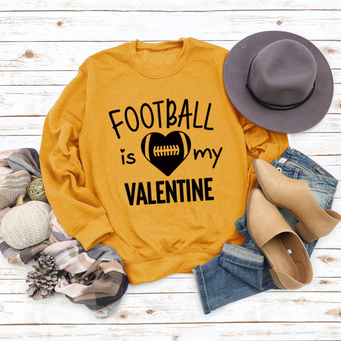Yellow sweater (black font) / S