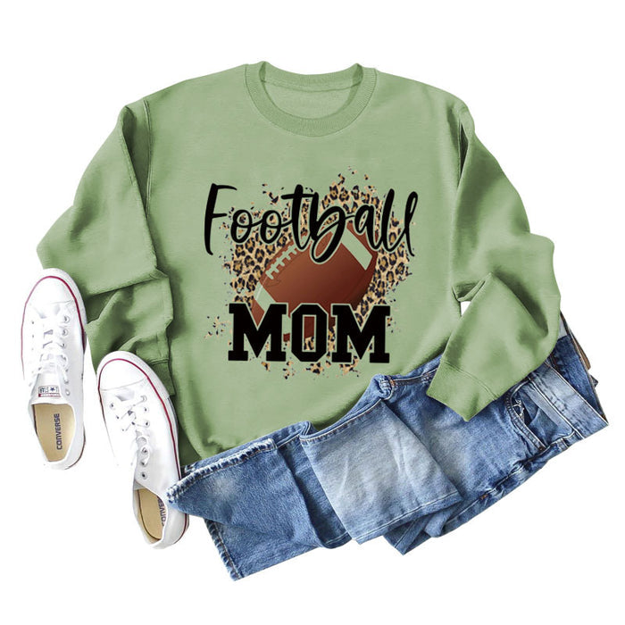 Olive green sweater (black word color picture) / S