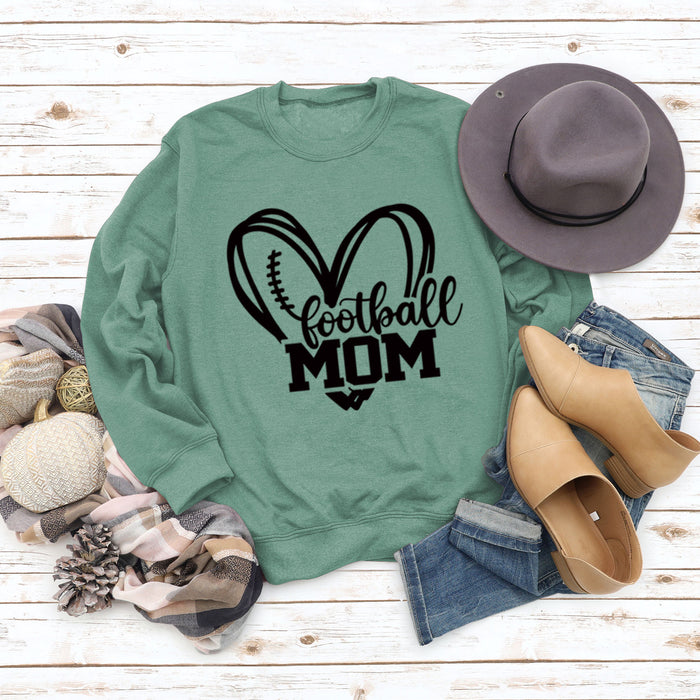 Light green sweater (black font) / S