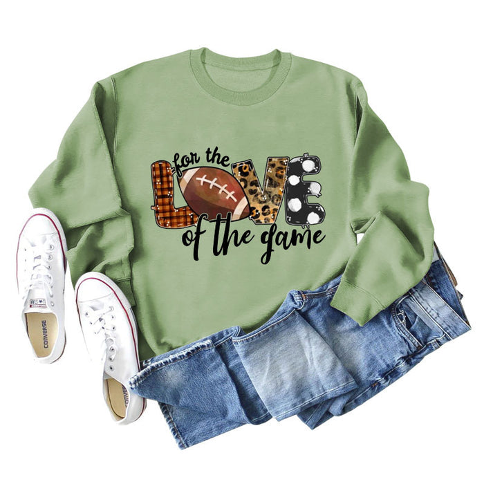 Olive green sweater (black word color picture) / S